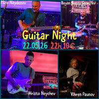 Плакат: Guitar Night w/ Miro Naydenov& Hristo Neychev @ Patches Blues Bar