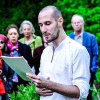 Плакат: СРЕЩА-РАЗГОВОР | ГЕОРГИ ДИМИТРОВ | ФОРМИ И ФУНКЦИЯ НА БЕЗПРЕДМЕТНОТО ИЗКУСТВО