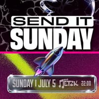 Плакат: SEND IT SUNDAY - Бар Петък - 05.07.2026