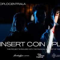 Плакат: INSERT COIN / PLAYER ONE | Immersive Theatre | Toplocentrala