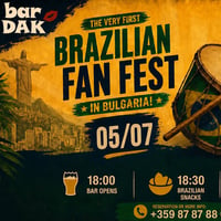 Плакат: 🇧🇷⚽️BRAZILIAN FAN FEST! 🇧🇷Brazil X 🇳🇴Norway