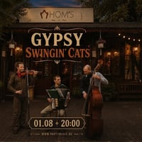 Плакат: Gypsy Swingin' Cats @ HOM's, 01.08
