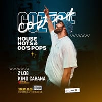 Плакат: COZTOF | house hots & 00’s pops - 21.08.2026 - Kino Cabana