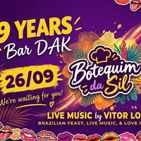 Плакат: 🇧🇷🎉 BOTEQUIM DA SIL — 9TH ANNIVERSARY 🎉🇧🇷