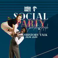 Плакат: Friday Social Party with Charlotte & Joseph + History Talk