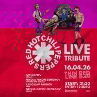 Плакат: RED HOT CHILI PEPPERS - LIVE TRIBUTE @ Thin Red Line Bar - 16.04.2026