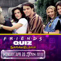 Плакат: FRIENDS QUIZ - Бар Петък - 20.04.2026