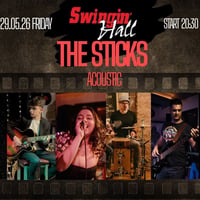 Плакат: THE STICKS - ACOUSTIC LIVE - Swingin Hall