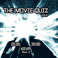 Плакат: MOVIE QUIZ - vol. 4 | 20.05 | 20:00 - KEVA SECOND FLOOR