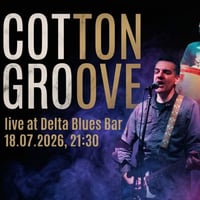 Плакат: Cotton Groove at Delta Blues Bar