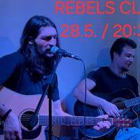 Плакат: ЯВОР И БОЦЕТО --- 28.5 / 20:30 --- REBELS CLUB