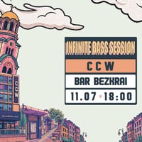 Плакат: CCW infinite bass session // roof top party // 11July