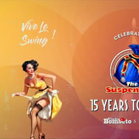 Плакат: 15 years The Zoot's Suspenders B-Day party!