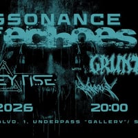 Плакат: Dissonance of Echoes // AS THEY RISE, GRUNT & EREBUS / Club Mixtape 5 / 07.06