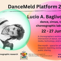 Плакат: DanceMeld 2026 - Choreographic LAB Lucio A. Baglivo - Improvisation / Acrobatics / Contact / Voice