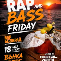 Плакат: Rap and Bass Friday is calling / Digital Jedi // 19 June