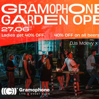 Плакат: GARDEN OPENING! 40° VIBE w/ Moevv x Nkey & top offers