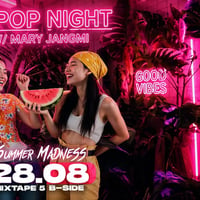 Плакат: K-Pop Night with Mary Jangmi / Club Mixtape 5 / 28.08