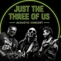 Плакат: "Just the three of us" на живо в Delta blues bar
