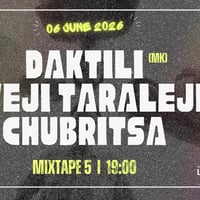 Плакат: Sonic Bridges: Daktili (MK) / Свежи Таралежи (BG) / Чубрица (BG) / Club Mixtape 5 / 06.06