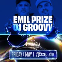 Плакат: EMIL PRIZE x DJ GROOVY - Бар Петък - 01.05.2026