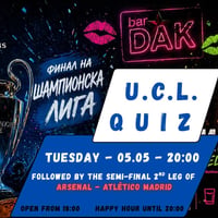 Плакат: Champions League PubQuiz @ BarDak