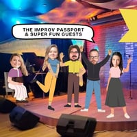 Плакат: The Improv Show In English @ Bar Singles 🎭