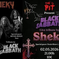 Плакат: Black Sabbath Live Tribute By Sheky