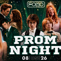 Плакат: 08.05 PROM NIGHT | FRIDAY @ FOMO the club