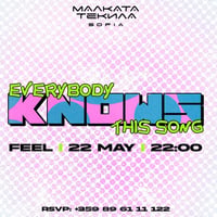 Плакат: EVERYBODY KNOWS THIS SONG w/ FEEL @ Malkata Tekila Sofia