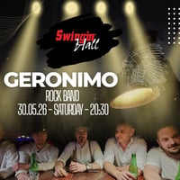 Плакат: GERONIMO Rock Band - ACOUSTIC LIVE - Swingin Hall