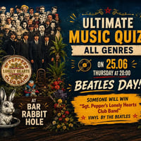 Плакат: Ultimate Music Quiz: Beatles Day 25.06 EN+BG
