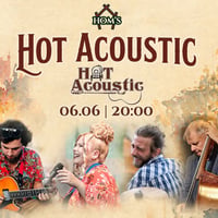 Плакат: HotAcoustic w/ Veleka @HOM'S
