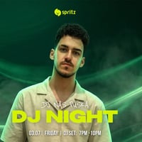 Плакат: White girl music at Spritz | DJ NAS PUSKA | 03.07