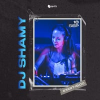 Плакат: DJ SHAMY @ SPRITZ BAR | 18.09