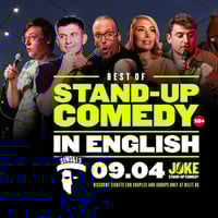 Плакат: Best of Stand-up Comedy IN ENGLISH // club Singles, NDK // APR 9th