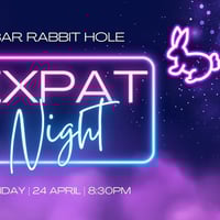 Плакат: Expat Night - Rabbit Hole