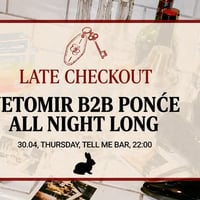 Плакат: LATE CHECKOUT