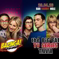 Плакат: THE BIG FAT TV SERIES TRIVIA IN ENGLISH - 29/04