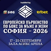 Плакат: Европейско първенство по бокс за мъже и жени София 2026