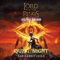Плакат: LORD OF THE RINGS QUIZ - Tolkien Reading Day (EN + BG)