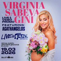 Плакат: Virginia Sabeva - GINI & Agathangelos LIVE & VIDEO PROMO - Бар Петък - 19.03.2026