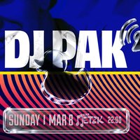 Плакат: 🌹 DJ PAK - Бар Петък - 08.03.2026 🌹