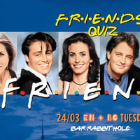 Плакат: FRIENDS TRIVIA 24/03 EN + BG Tuesday