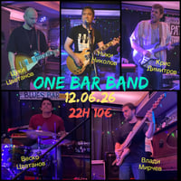 Плакат: ONE BAR BAND @ Patches Blues Bar