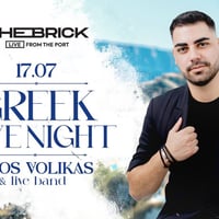 Плакат: 17.07 / GREEK LIVE NIGHT / NIKOS VOLIKAS AND BAND