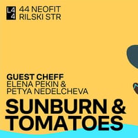 Плакат: SUNBURN & TOMATOES: A sunday Soirée at L44