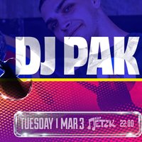 Плакат: DJ PAK - Бар Петък - 03.03.2026