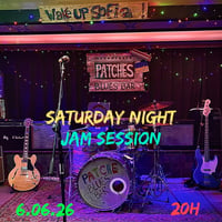 Плакат: Saturday Night Jam Session @ Patches Blues Bar