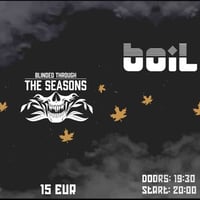 Плакат: EITHER SAINT & BLINDED THORUGH THE SEASONS & BOIL @ Mixtape 5